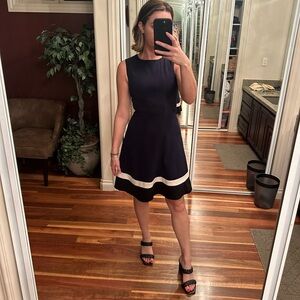 Calvin Klein fit and flare work dress